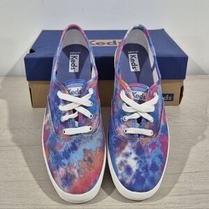 Keds Champion Canvas Sneakers Size 7 BNWT | Tie Dye Casual Shoes